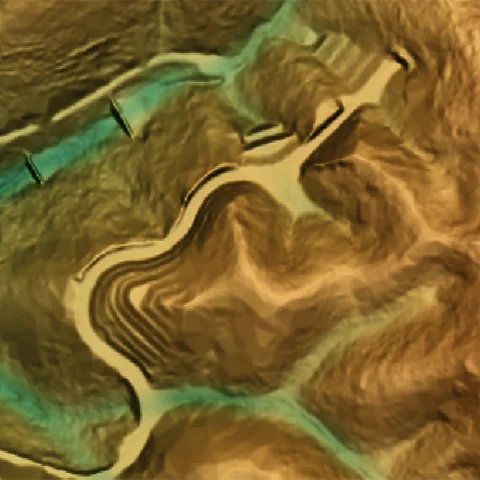 森林地形概況図